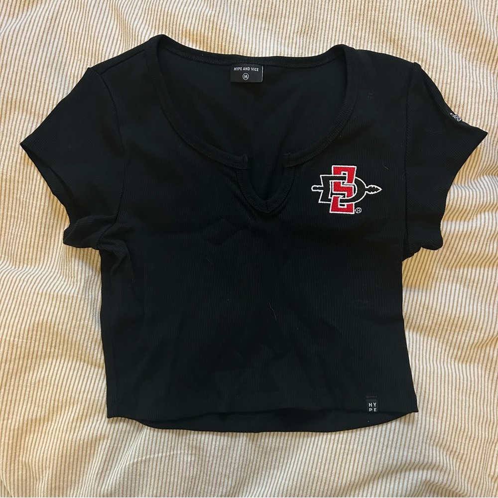 Nike Black Crop Top